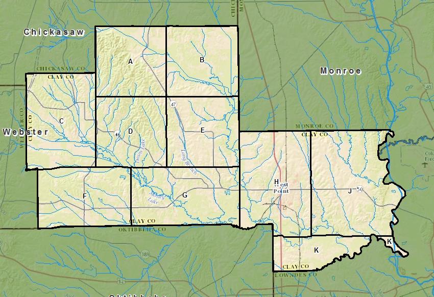 Clay County Borehole Collection MS DEQ Geology