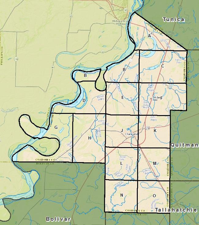 Coahoma County - Borehole Collection - MS-DEQ Geology