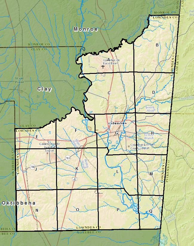 Lowndes County - Borehole Collection - MS-DEQ Geology