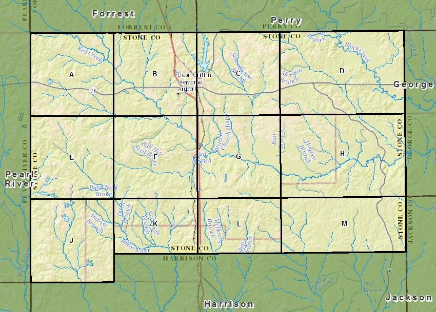 Stone County Borehole Collection MSDEQ Geology