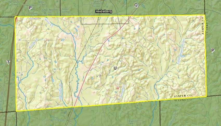 061U Grid - Borehole Collection - MS-DEQ Geology