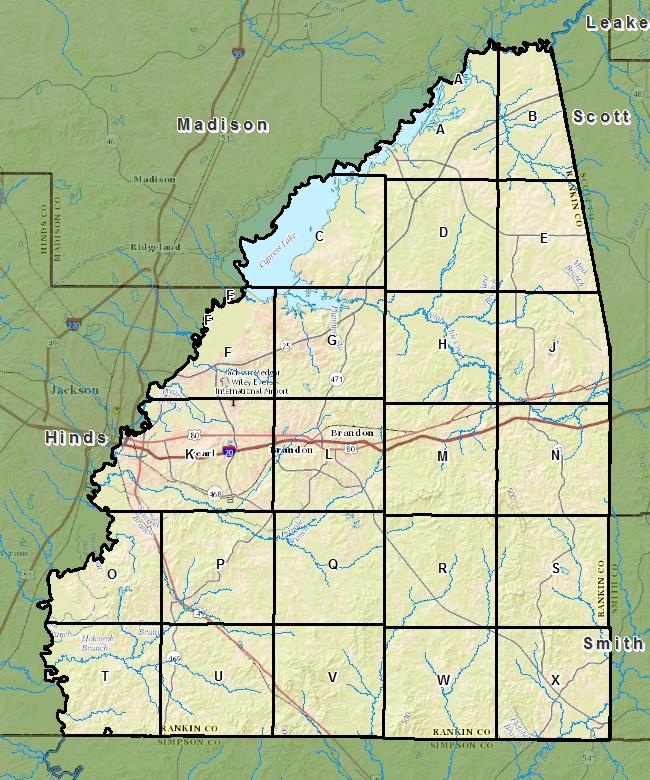 Rankin County Surface Mines MSDEQ Geology